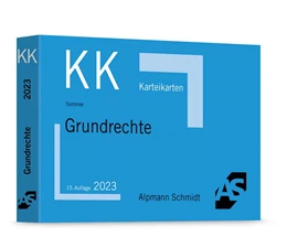 Abbildung von Sommer | Karteikarten Grundrechte | 15. Auflage | 2023 | beck-shop.de