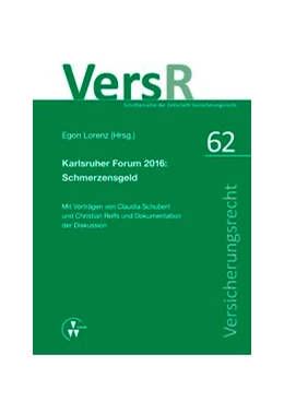 Abbildung von Rolfs / Schubert | Karlsruher Forum 2016: Schmerzensgeld | 1. Auflage | 2017 | beck-shop.de