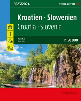 Abbildung von freytag & berndt | Kroatien - Slowenien, Autoatlas 1:150.000, freytag & berndt | 1. Auflage | 2023 | beck-shop.de