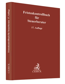 Abbildung von Fristenkontrollbuch für Steuerberater | 17. Auflage | 2023 | beck-shop.de