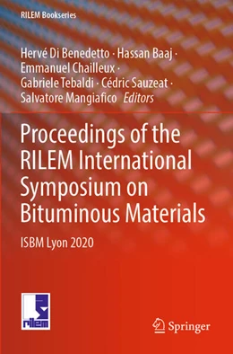 Abbildung von Di Benedetto / Baaj | Proceedings of the RILEM International Symposium on Bituminous Materials | 1. Auflage | 2022 | beck-shop.de