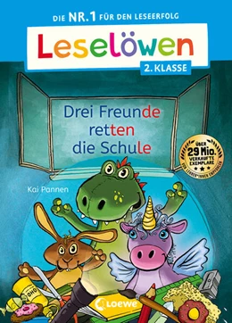 Abbildung von Pannen | Leselöwen 2. Klasse - Drei Freunde retten die Schule | 1. Auflage | 2023 | beck-shop.de