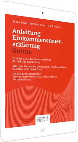 Abbildung von Engert / Simon | Anleitung Einkommensteuererklärung • Online | 1. Auflage | | beck-shop.de