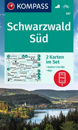 Abbildung von KOMPASS Wanderkarten-Set 887 Schwarzwald Süd (2 Karten) 1:50.000 | 1. Auflage | 2022 | beck-shop.de