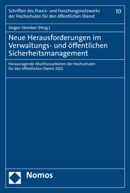 Abbildung von Stember | Neue Herausforderungen im Verwaltungs- und öffentlichen Sicherheitsmanagement | 1. Auflage | 2023 | 10 | beck-shop.de