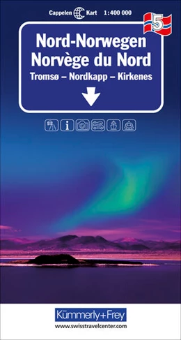 Abbildung von Hallwag Kümmerly+Frey AG | Kümmerly+Frey Regional-Strassenkarte 5 Nord-Norwegen 1:400.000 | 4. Auflage | 2023 | beck-shop.de
