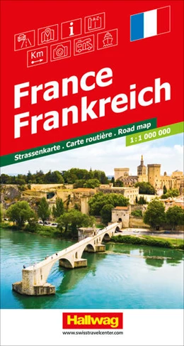 Abbildung von Hallwag Kümmerly+Frey AG | Hallwag Strassenkarte Frankreich 1:1 Mio. | 2. Auflage | 2023 | beck-shop.de