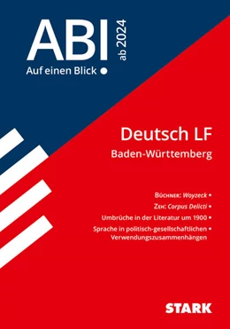 Abbildung von STARK Abi - auf einen Blick! Deutsch Baden-Württemberg ab 2024 | 1. Auflage | 2023 | beck-shop.de