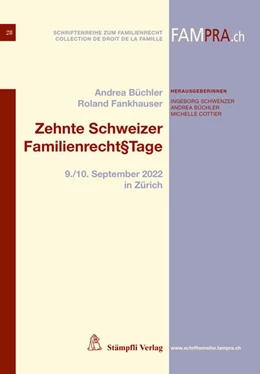 Abbildung von Büchler / Fankhauser | Zehnte Schweizer Familienrecht§Tage | 1. Auflage | 2023 | 28 | beck-shop.de