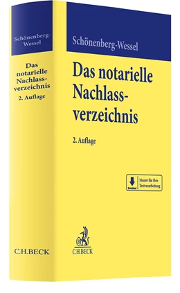 Abbildung von Schönenberg-Wessel | Das notarielle Nachlassverzeichnis | 2. Auflage | 2025 | beck-shop.de