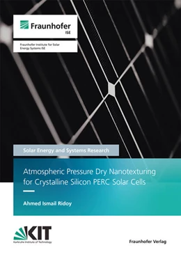 Abbildung von Ridoy | Atmospheric Pressure Dry Nanotexturing for Crystalline Silicon PERC Solar Cells. | 1. Auflage | 2023 | beck-shop.de