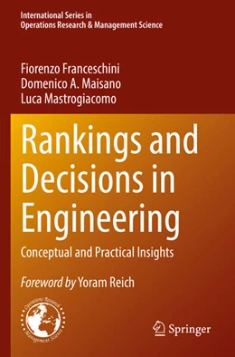 Abbildung von Franceschini / Maisano | Rankings and Decisions in Engineering | 1. Auflage | 2023 | 319 | beck-shop.de