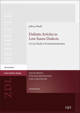 Abbildung von Pheiff | Definite Articles in Low Saxon Dialects | 1. Auflage | 2023 | 191 | beck-shop.de
