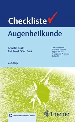 Abbildung von Burk | Checkliste Augenheilkunde | 7. Auflage | 2023 | beck-shop.de