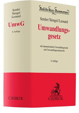 Abbildung von Semler / Stengel | Umwandlungsgesetz: UmwG | 6. Auflage | 2025 | beck-shop.de