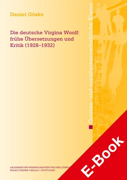 Abbildung von Göske | Die deutsche Virginia Woolf | 1. Auflage | 2023 | beck-shop.de