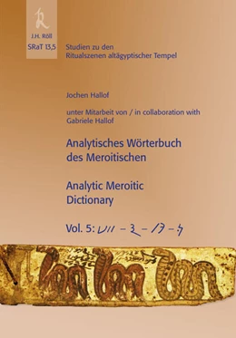 Abbildung von Hallof | Analytisches Wörterbuch des Meroitischen /Analytic Meroitic Dictionary | 1. Auflage | 2022 | 13,5 | beck-shop.de