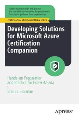 Abbildung von Gorman | Developing Solutions for Microsoft Azure Certification Companion | 1. Auflage | 2023 | beck-shop.de