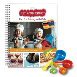 Abbildung von Wenz | Kids Easy Cup Cookbook: Baking with Kids (Part 1), Baking box set incl. 5 colorful measuring cups | 1. Auflage | 2021 | beck-shop.de