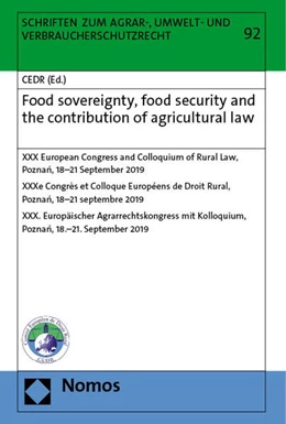 Abbildung von Norer | Food sovereignty, food security and the contribution of agricultural law | 1. Auflage | 2023 | 92 | beck-shop.de