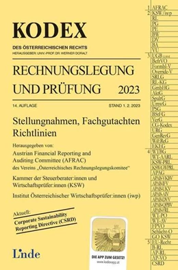 Abbildung von Gedlicka / Doralt | KODEX Rechnungslegung und Prüfung 2023 | 14. Auflage | 2023 | beck-shop.de