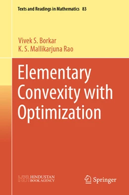 Abbildung von Borkar / Rao | Elementary Convexity with Optimization | 1. Auflage | 2023 | beck-shop.de