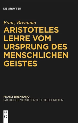 Abbildung von Antonelli / Binder | Aristoteles Lehre vom Ursprung des menschlichen Geistes | 1. Auflage | 2023 | beck-shop.de