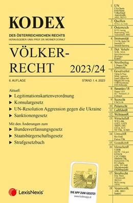 Abbildung von Doralt | KODEX Völkerrecht 2023 - inkl. App | 6. Auflage | 2023 | beck-shop.de