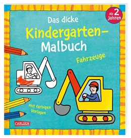 Abbildung von Pöter | Ausmalbilder für Kita-Kinder: Das dicke Kindergarten-Malbuch: Fahrzeuge | 1. Auflage | 2023 | beck-shop.de