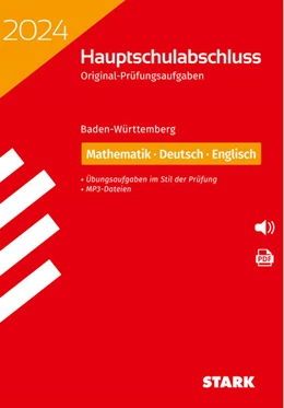 Abbildung von STARK Original-Prüfungen Hauptschulabschluss 2024 - Mathematik, Deutsch, Englisch 9. Klasse - BaWü | 20. Auflage | 2023 | beck-shop.de
