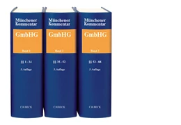 Abbildung von Münchener Kommentar zum Gesetz betreffend die Gesellschaften mit beschränkter Haftung (GmbHG) | 5. Auflage | | beck-shop.de