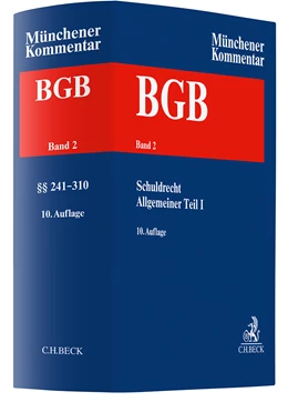 Abbildung von Münchener Kommentar zum Bürgerlichen Gesetzbuch: BGB, Band 2: Schuldrecht - Allgemeiner Teil I: §§ 241-310 | 10. Auflage | 2025 | beck-shop.de