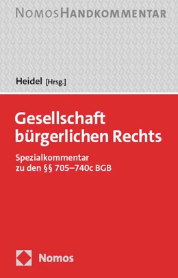 Abbildung von Heidel (Hrsg.) | Gesellschaft bürgerlichen Rechts: GbR | 1. Auflage | 2023 | beck-shop.de