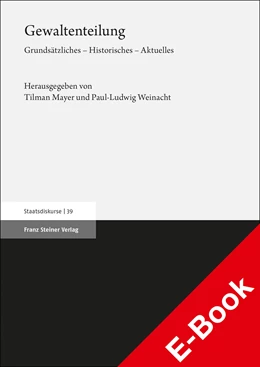 Abbildung von Mayer / Weinacht | Gewaltenteilung | 1. Auflage | 2021 | beck-shop.de