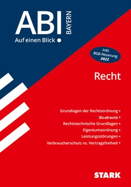 Abbildung von Zirkenbach | STARK Abi - auf einen Blick! Wirtschaft/Recht Bayern: Recht | 1. Auflage | 2023 | beck-shop.de