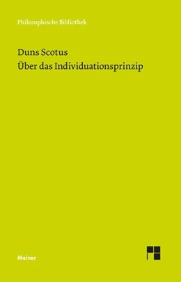 Abbildung von Duns Scotus / Rossi Leidi | Über das Individuationsprinzip | 1. Auflage | 2023 | 668 | beck-shop.de