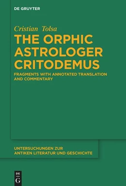 Abbildung von Tolsa | The Orphic Astrologer Critodemus | 1. Auflage | 2023 | 155 | beck-shop.de