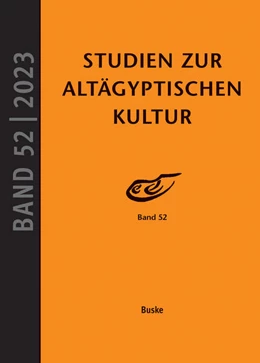Abbildung von Kahl / Kloth | Studien zur Altägyptischen Kultur Band 52 | 1. Auflage | 2024 | 52 | beck-shop.de