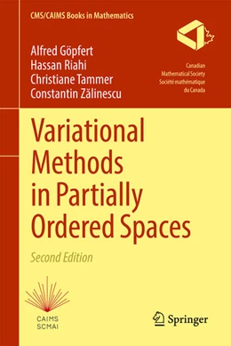 Abbildung von Göpfert / Riahi | Variational Methods in Partially Ordered Spaces | 2. Auflage | 2023 | beck-shop.de