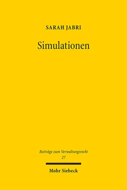 Abbildung von Jabri | Simulationen | 1. Auflage | 2023 | 27 | beck-shop.de