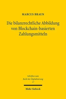 Abbildung von Braun | Die bilanzrechtliche Abbildung von Blockchain-basierten Zahlungsmitteln | 1. Auflage | 2023 | 17 | beck-shop.de