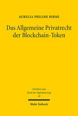 Abbildung von Birne | Das Allgemeine Privatrecht der Blockchain-Token | 1. Auflage | 2023 | 20 | beck-shop.de