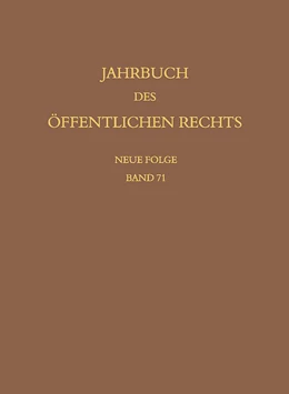 Abbildung von Lepsius / Nußberger | Jahrbuch des öffentlichen Rechts der Gegenwart. Neue Folge | 1. Auflage | 2023 | 71 | beck-shop.de