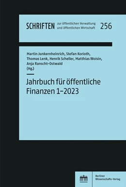 Abbildung von Junkernheinrich / Korioth | Jahrbuch für öffentliche Finanzen (2023) 1 | 1. Auflage | 2023 | 256 | beck-shop.de