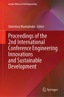 Abbildung von Mantulenko | Proceedings of the 2nd International Conference Engineering Innovations and Sustainable Development | 1. Auflage | 2023 | beck-shop.de