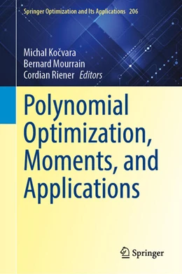 Abbildung von Kocvara / Mourrain | Polynomial Optimization, Moments, and Applications | 1. Auflage | 2023 | beck-shop.de