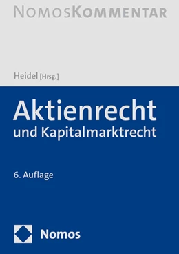 Abbildung von Heidel (Hrsg.) | Aktienrecht und Kapitalmarktrecht | 6. Auflage | 2024 | beck-shop.de