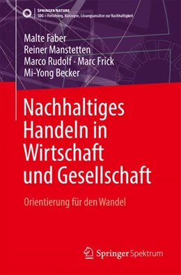 Abbildung von Faber / Manstetten | Nachhaltiges Handeln in Wirtschaft und Gesellschaft | 1. Auflage | 2023 | beck-shop.de