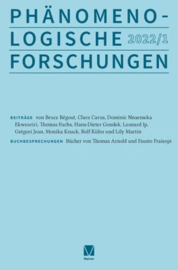 Abbildung von Breyer / Jansen | Phänomenologische Forschungen 2022-1 | 1. Auflage | 2022 | beck-shop.de