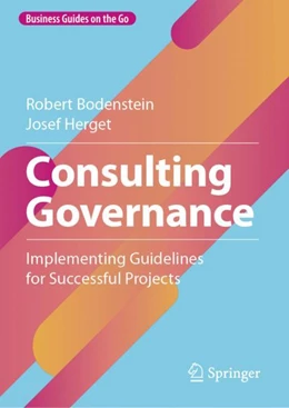 Abbildung von Bodenstein / Herget | Consulting Governance | 1. Auflage | 2023 | beck-shop.de